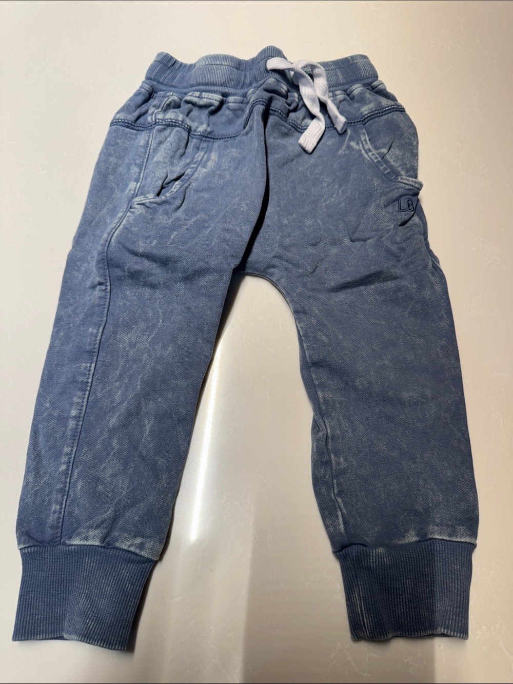 Little Bipsy Washed Blue Relaxed Jogger Jeans